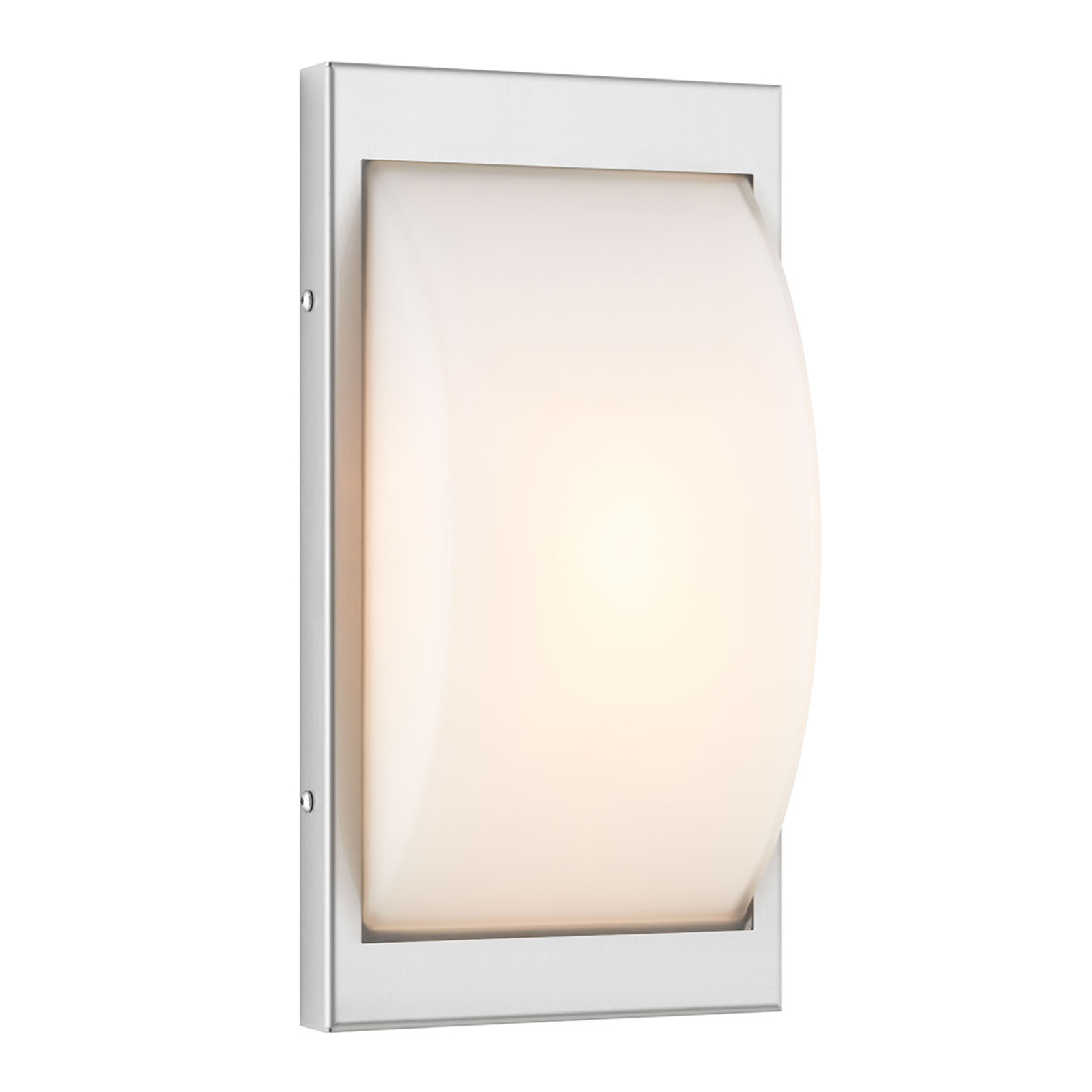 Buitenwandlamp type 068, roestvrij staal, 33 cm hoog, E27
